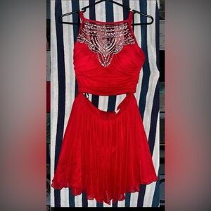 Homecoming / formal 2 piece dress size medium (7-8) women’s